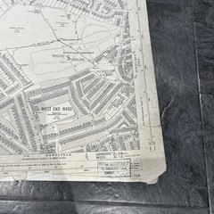 Ordinance Survey 25 Inch To The Mile Large Scale Map 1938. Cricklewood. London