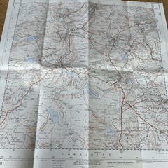 DENHOLME – ORDNANCE SURVEY First Series 1:25,000 1952 SE03 Haworth Oakworth