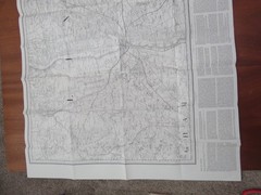 Vintage Lincoln Ordnance Survey Map No 29 reprint 1981 in Envelope Sleeve.
