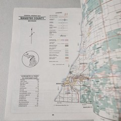 Land Atlas And Plat Book Manistee County Michigan 2003