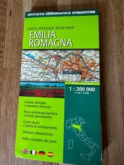 Emilia Romanga – ltaly – Fold Out Map – Street and Local Area