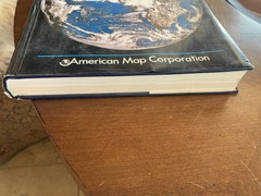 The great world Atlas Large Book American map corporation