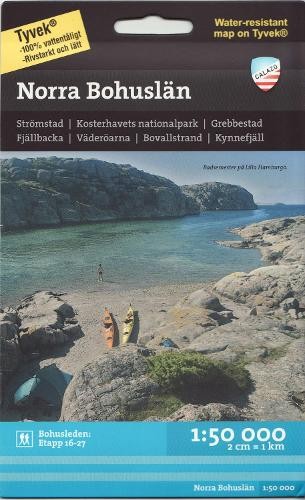 Norra Bohuslan (Map) Lake & coastal map (UK IMPORT)