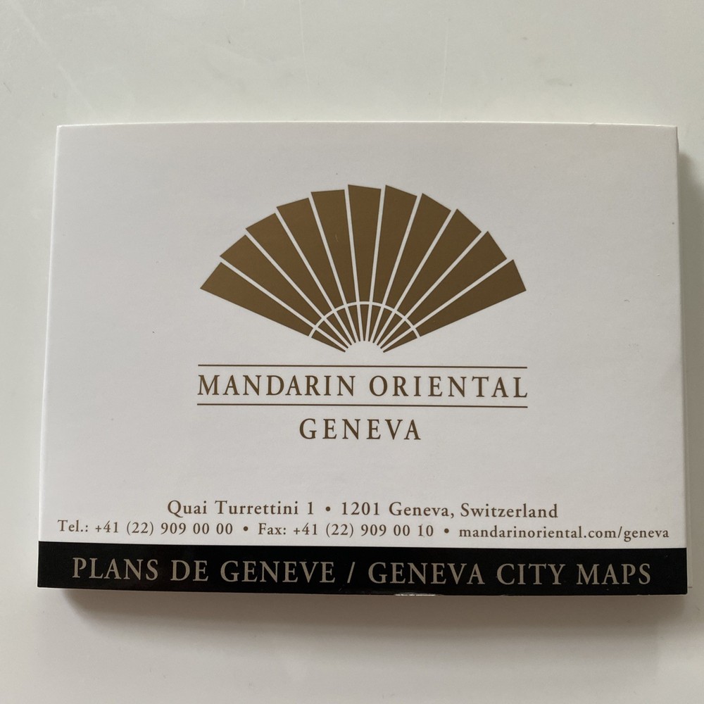 Geneva PopOut Map – pocket size pop …, Popout Maps Mandarin Oriental