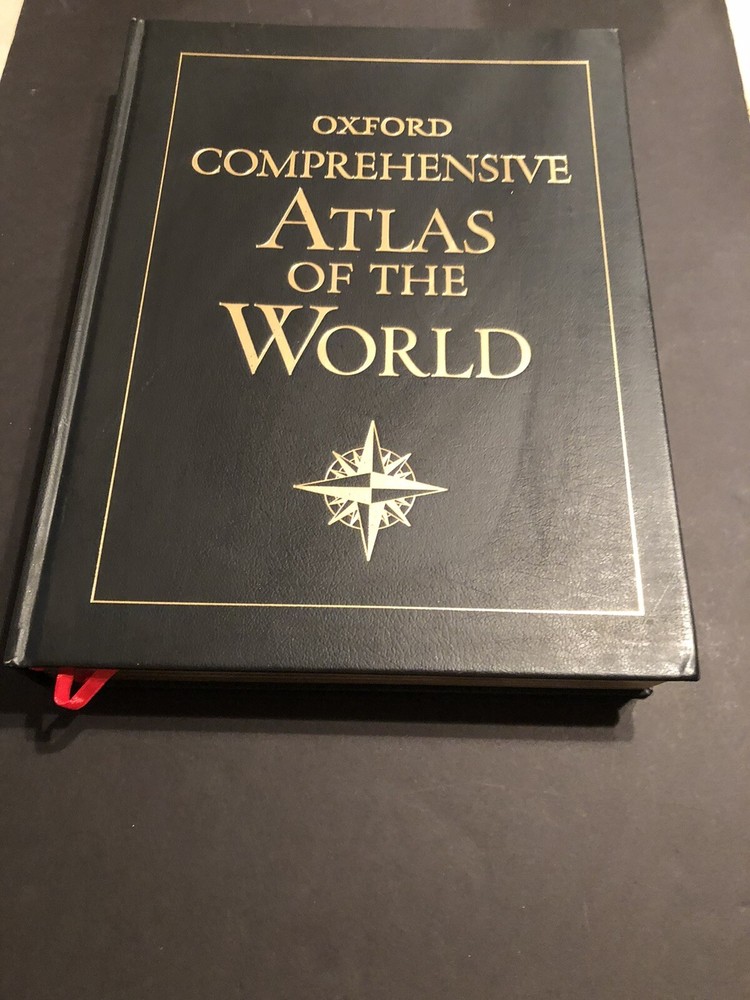 Oxford Comprehensive Atlas of the World Hardcover Book Published 2008
