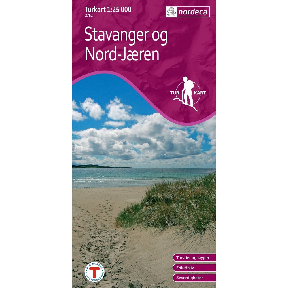 Stavanger og Nord-Jaeren – Nordeca Turkart Norway walking hiking map 2762