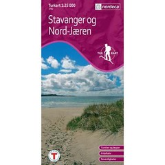 Stavanger og Nord-Jaeren – Nordeca Turkart Norway walking hiking map 2762