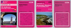 4 OS Landranger 53 59 62 82 St Andrew Stranraer Glenluce Nth Kintyre Blairgowrie