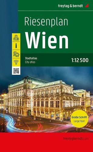 Freytag + Berndt Vienna City Atlas 1:12,500 scale (Map) (UK IMPORT)