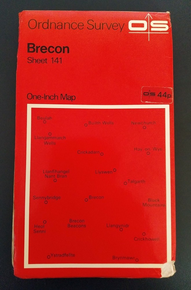 Ordnance Survey One-Inch Map, Sheet 141: Brecon (1967).