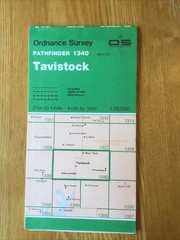 1987 Ordnance Survey Pathfinder Map 1340 SX 47/57 Tavistock (incl Princetown )