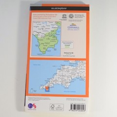 Lizard : Falmouth & Helston – OS Explorer Map 103 – Ordnance Survey – Cornwall