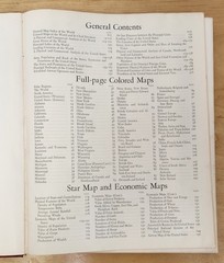 1937 Colliers World Atlas and Gazetteer Hardcover Pre World War II Maps Vintage
