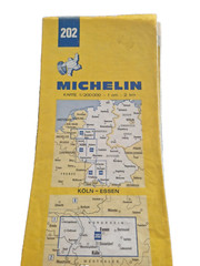 Michelin 202 Koln Essen Sheet Map 1974 map Atlas ebay uk