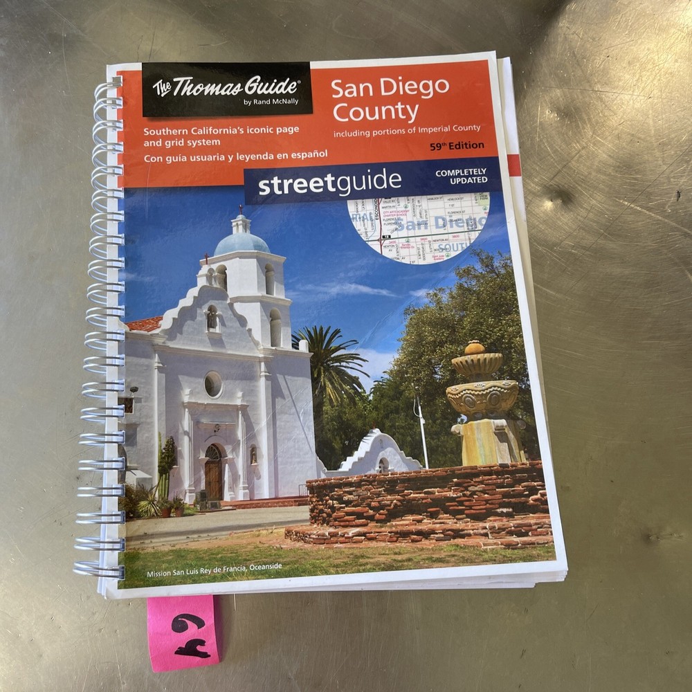 The Thomas Guide Street Guide San Diego County by Rand McNally