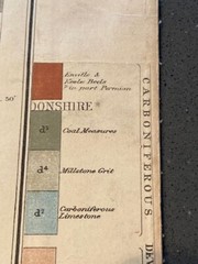 The O/S Geological Survey 1924 Map Of England & Wales Revised Edition By J.Flett