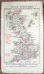 Taunton & Lyme Regis Ordnance Survey 1″ map Sheet 177 Paper 7th series 1965