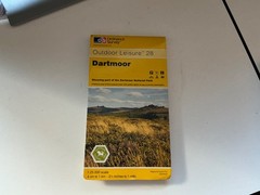 Ordnance Survey Outdoor Leisure 28 Dartmoor Dated 2001