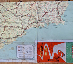 JOB LOT OF 12 VINTAGE 1960’S IRISH ROAD MAPS, GUIDES, 1955 AA BOOK CALTEX / ESSO