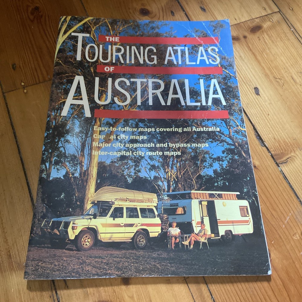 The touring Atlas of Australia Vintage 1992 Claremont Road atlas