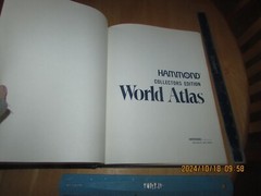 Hammond World Atlas – Collector’s Edition (1977, Leather Hardcover)