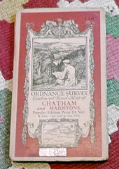 1931 Ordnance Survey, One Inch, Map 116, Chatham & Maidstone
