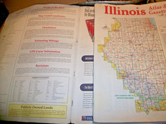 2003 Illinois Atlas & Gazetteer Map – Delorme – Needs Staples