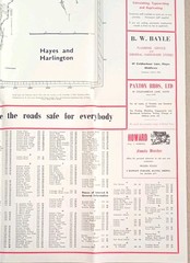 Hayes and Harlington Official Street Plan • Published by G.W. May Ltd. (1963/64)