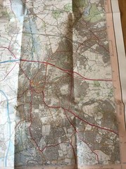 1999 Ordnance Survey Explorer Map 172 Chiltern Hills East (incl High Wycombe )