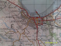 Ordnance Survey One-Inch Map. Sheet 79. STRANRAER. VG+