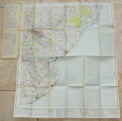 Ordnance Survey One-Inch Map 150 IPSWICH New Popular 6th Edition 1949