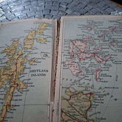 Vintage White Cross insurance Route Planner Folder Britain Road Atlas Map – prop