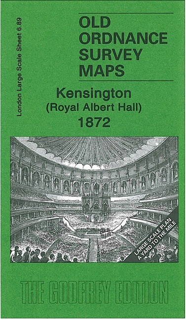 Kensington (Royal Albert Hall) 1872 London Large Scale Sheet 6.89