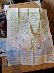 Ordnance Survey Map Of Great Britian – EASTBOURNE – 1961 – 1/63360
