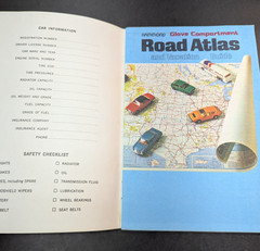 1987 Glove Compartment Booklet Road Atlas & Vacation Guide Readers Digest VTG