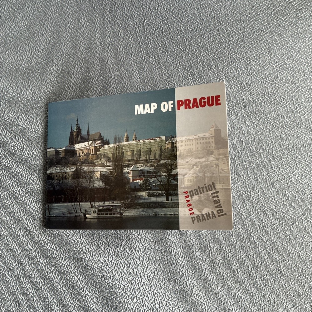 Vintage Map Of Prague – Excellent Condition