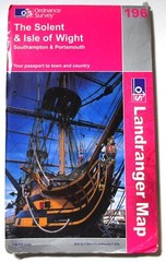 OS Landranger Map (1:50,000) Sheet 196 THE SOLENT & ISLE OF WIGHT