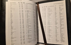 U S AIRWAYS Folder w/ World Atlas: 2003/VG/Rare/Faux Leather (see photos)