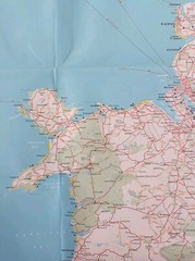 Bartholomew Tourist Route Map: North England. Scale – 1: 570,240 (1984).