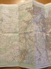 1993 Ordnance Survey Pathfinder Map 1193 TQ 66/76 Chatham (incl Gillingham )
