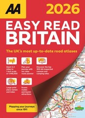 AA Easy Read Atlas Britain 2026 (Paperback Book)
