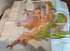 2 Geological Survey 10 mile Maps UK South Sheet Quaternary 1977 & Solid 1979