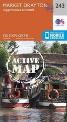 Market Drayton, Loggerheads and Eccleshall (Map) OS Explorer Active Map
