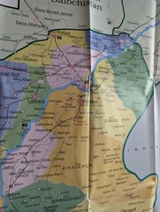 Map Of Province Sindh Pakistan