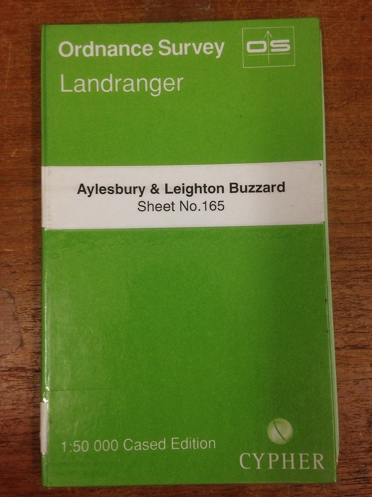 Aylesbury & Leighton Buzzard: OS Landranger Map 1:50000 Sheet #165