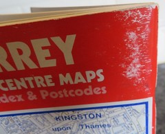 Surrey Town Centre Maps With Index and Postcodes