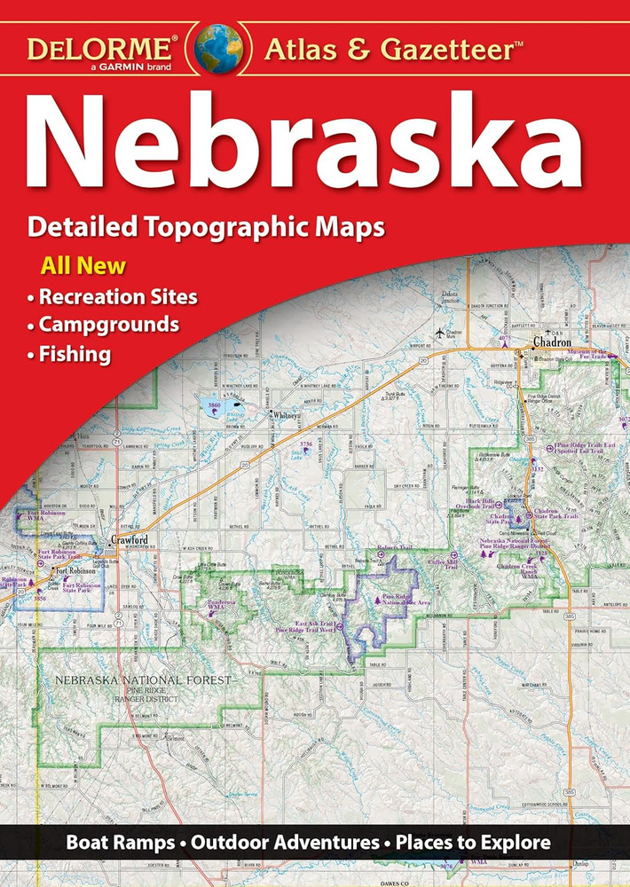 Delorme Atlas & Gazetteer Nebraska