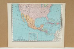 United States and Mexico Rand McNally 1898 Atlas of the World 14″ x 11-1/4″
