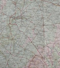 Bartholomew Half-Inch Contoured Map, Sheet 19: Warwickshire (1967).
