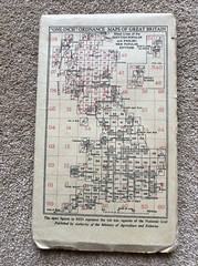 Vintage OS One Inch Map -Fishguard – Sheet 138 – 1947 – Ordnance Survey